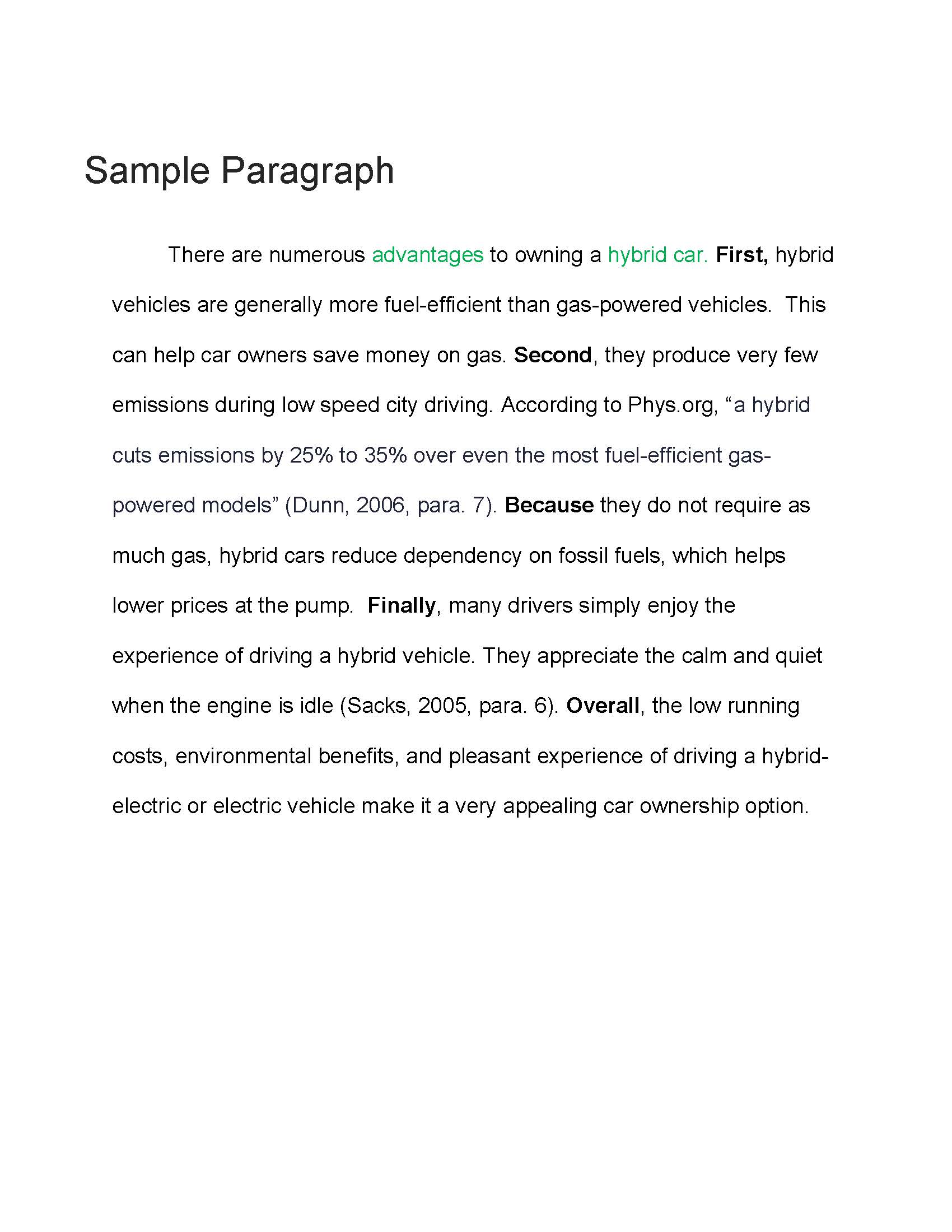 Paragraph Writing: a Sample Paragraph | eCampusOntario H5P Studio